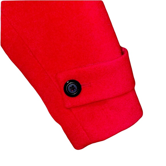 Forever 21 Red Peacoat Large - Picture 4 of 6